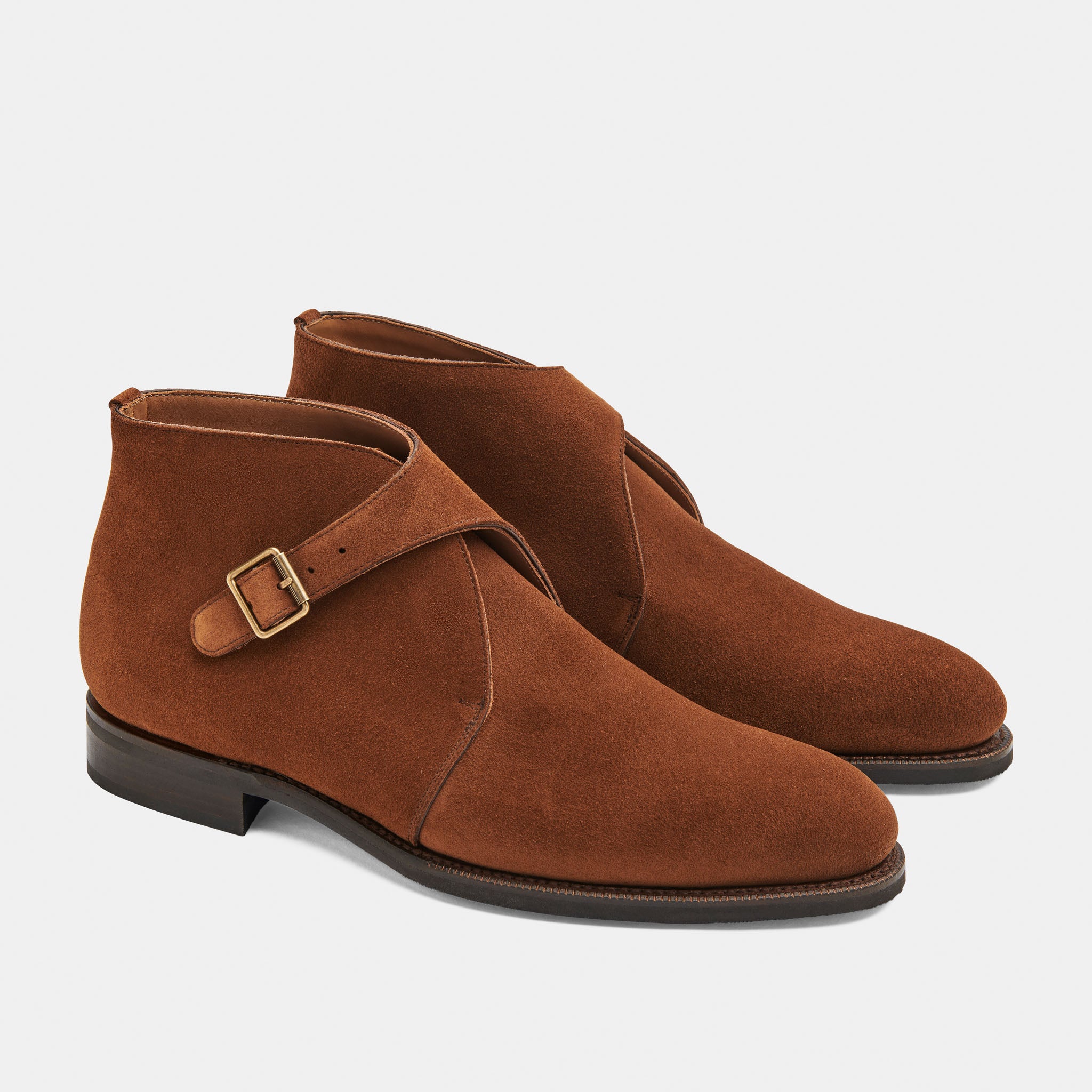 Ambly Buckle Chukka Boot Parisian Brown Suede - UK 6 Ambly Buckle Chukka Boot Parisian Brown Suede - UK 6